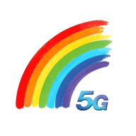 彩虹5G 图标